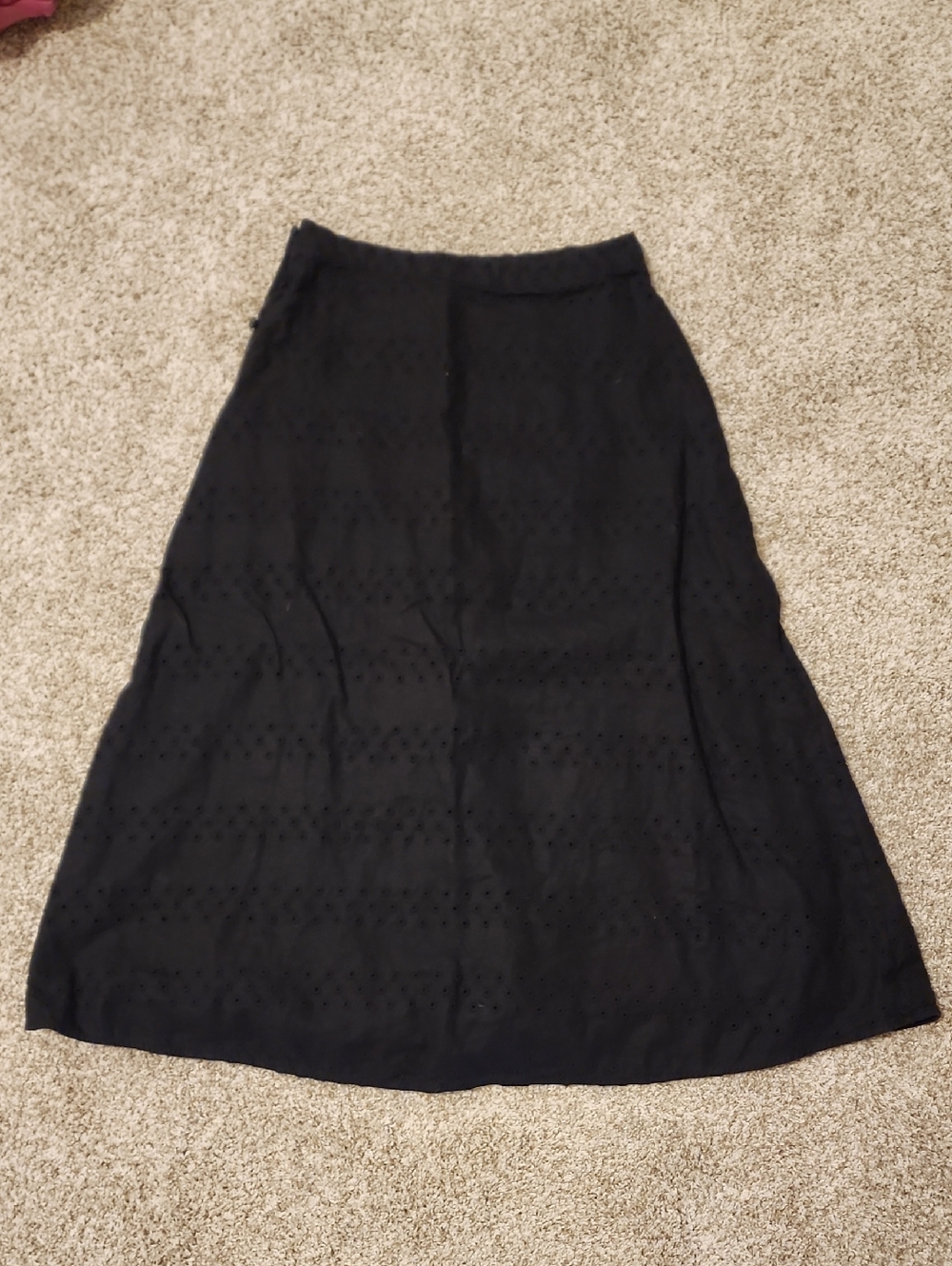EUC 100% Linen Everlane Eyelet Skirt - Picture 11 of 12